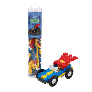 Plus-Plus GO! Tube -- Color Cars: Hero