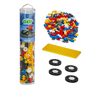 Plus-Plus GO! Tube -- Color Cars: Hero