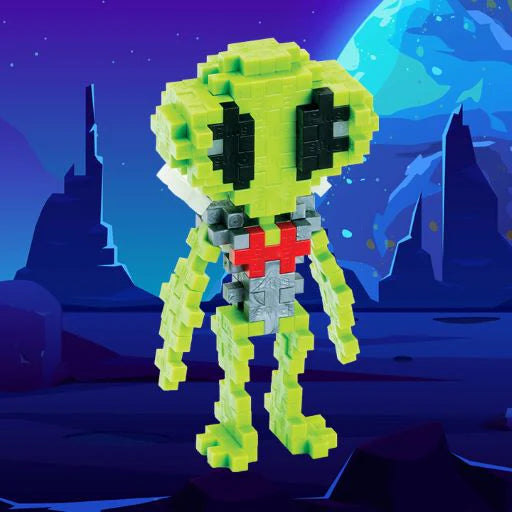 Plus-Plus Mini Maker Tube -- Alien