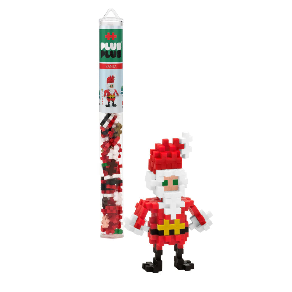 Plus-Plus Mini Maker Tube -- Santa