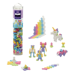 Plus-Plus Open Play Tube -- 240 Piece Pastel