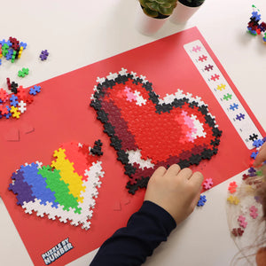 Plus-Plus Puzzle by Number -- 250 Piece Hearts