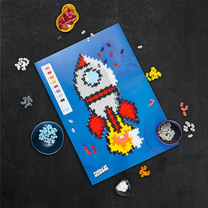 Plus-Plus Puzzle by Number -- 500 Piece Rocket