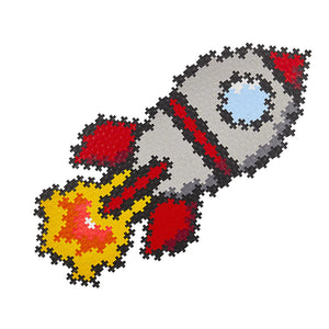 Plus-Plus Puzzle by Number -- 500 Piece Rocket