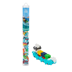 Plus-Plus Tube -- 70 Piece: Container Ship