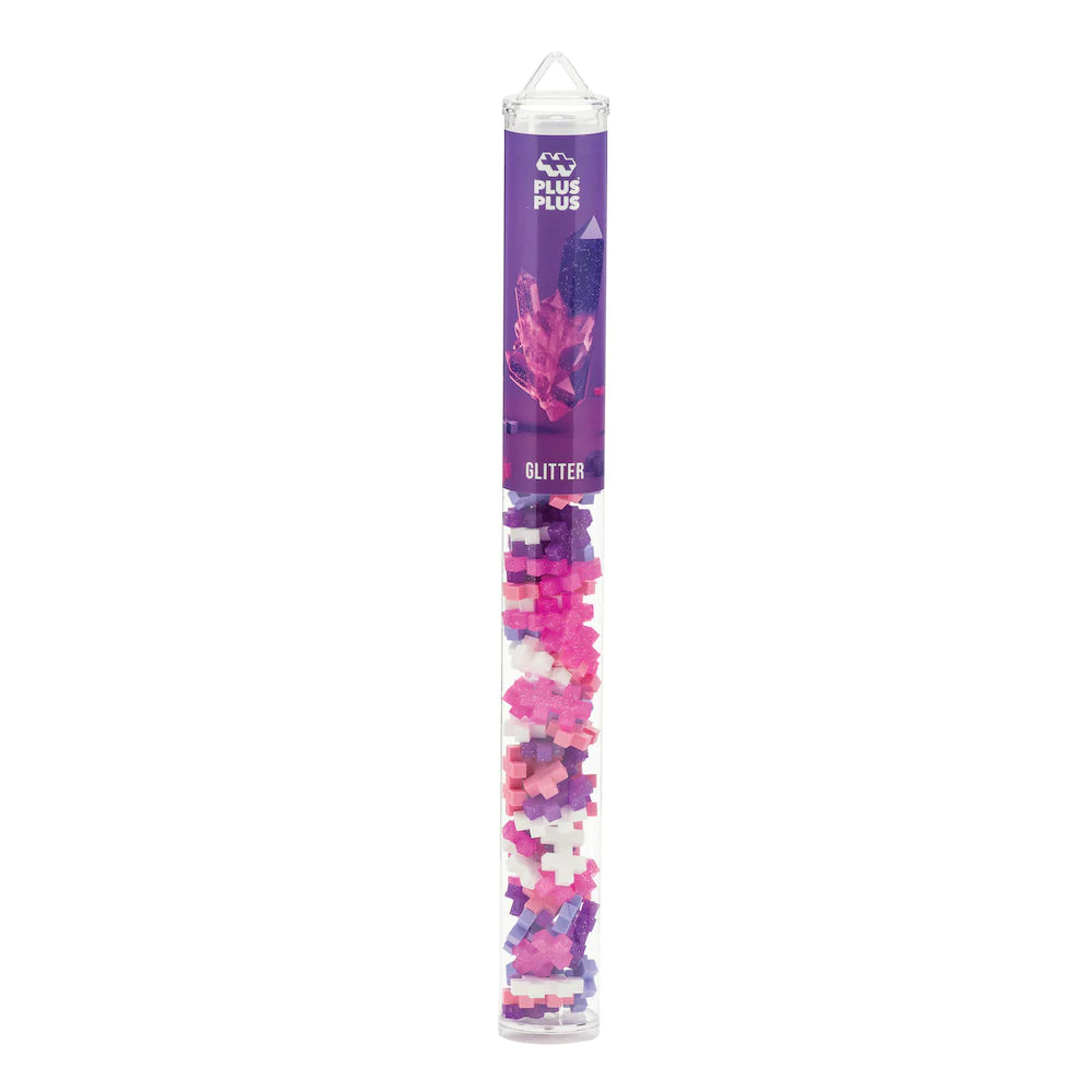 Plus-Plus Tube -- 70 Piece: Glitter - The Happy Lark Plus-Plus Tube -- 70 Piece: Glitter - The Happy Lark