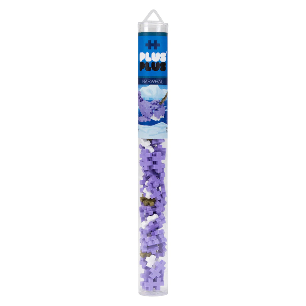 Plus-Plus Tube -- 70 Piece: Narwhal
