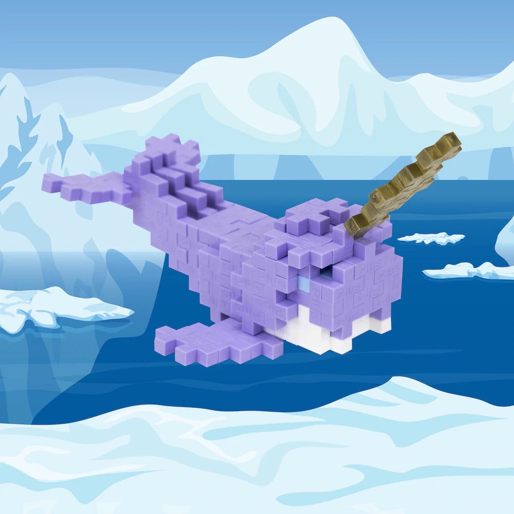 Plus-Plus Tube -- 70 Piece: Narwhal