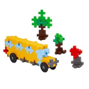 Plus-Plus Tube -- 70 Piece: School Bus