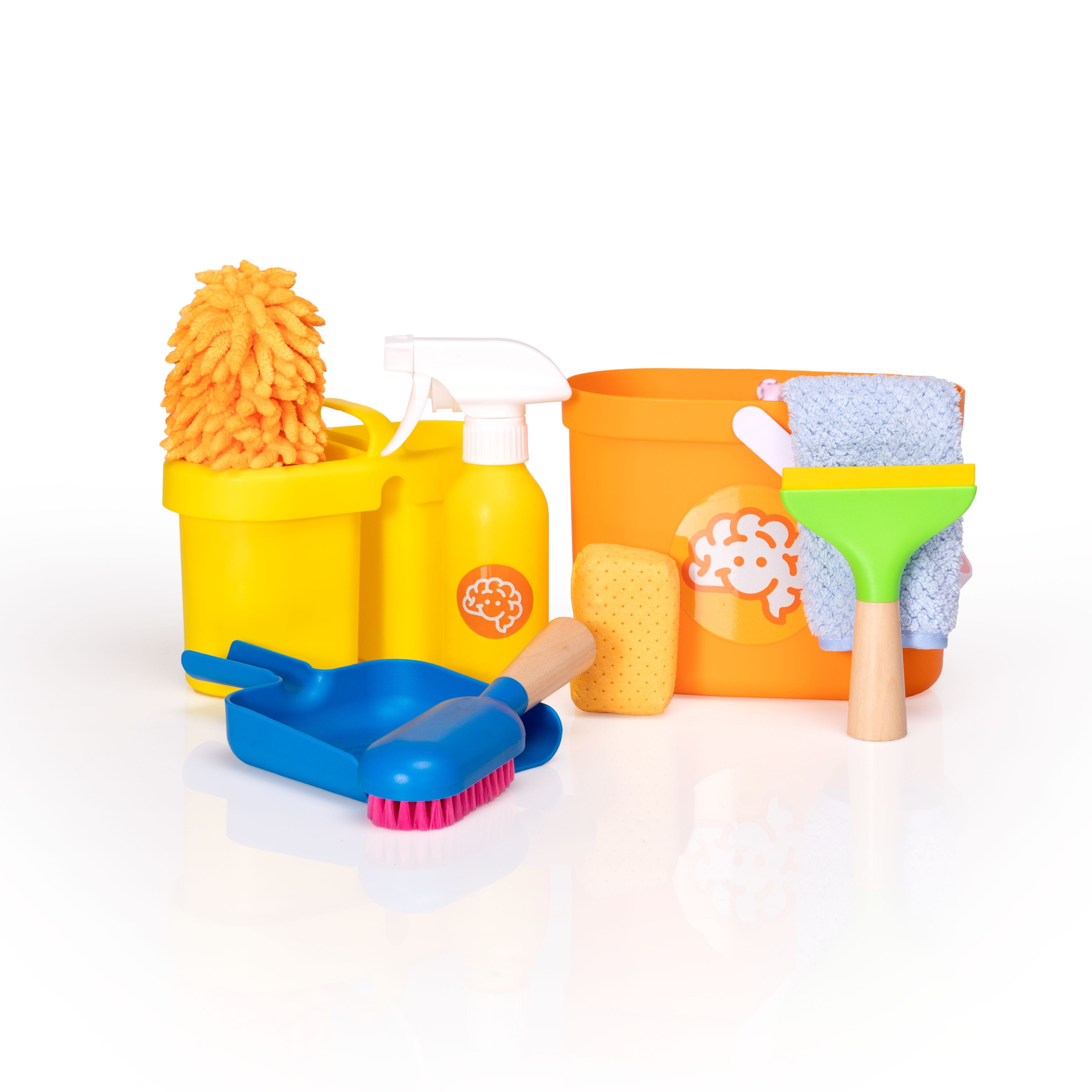 Kids Toy Cleaning Set - Pretend Play Cleaning Supplies | Meland