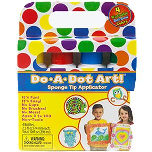 Rainbow 4 Pack Dot Markers