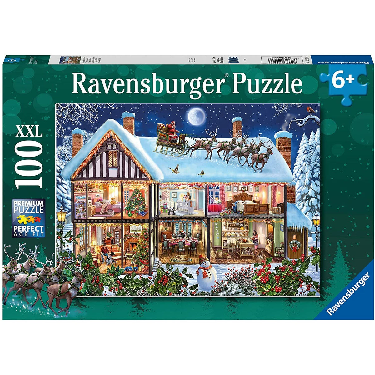 Ravensburger 12996 Christmas at Home 100 Piece Puzzle