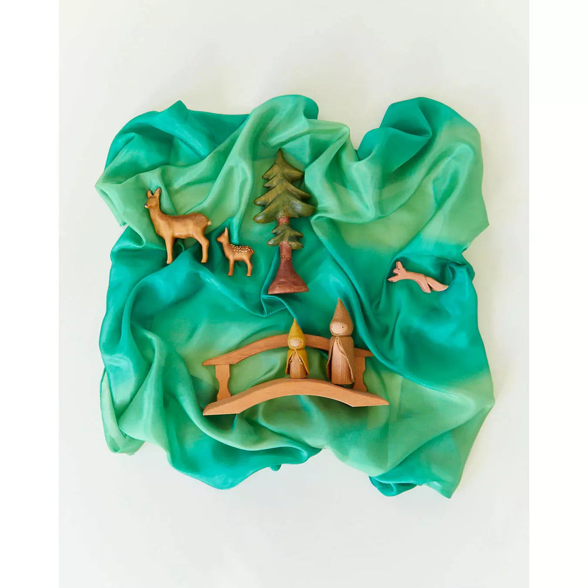 Sarah's Silks Earth Playsilks-Forest