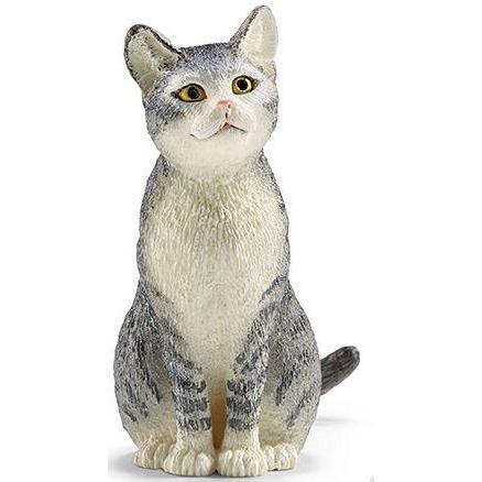 detailed tabby cat figure