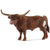 detailed texas longhorn bull figure