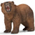 detailed grizzly bear figure, roaring