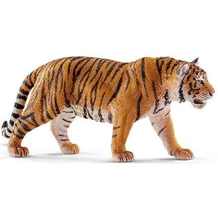 detailed tiger figure, walking