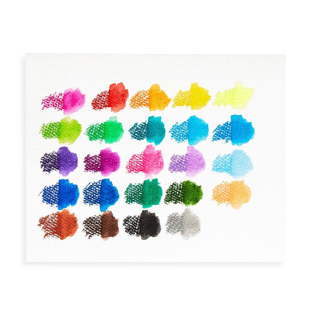 Ooly Smooth Stix Watercolor Gel Crayons -- Set of 24