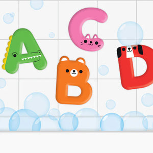 Stickable Foam Bath Shapes:  Animal ABC by Mudpuppy