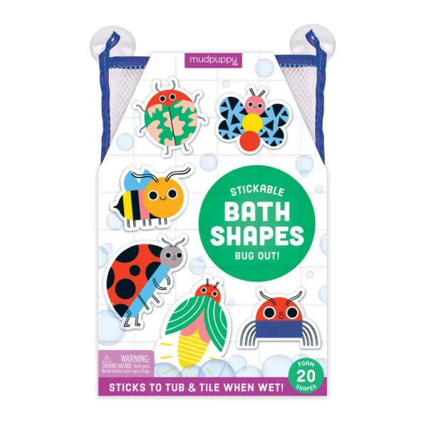 Stickable Foam Bath Shapes: Bug Out! by Mudpuppy