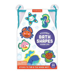 Stickable Foam Bath Shapes:  Ocean Life by Mudpuppy