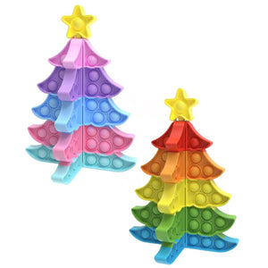 Christmas Tree Pop It Fidget Puzzle