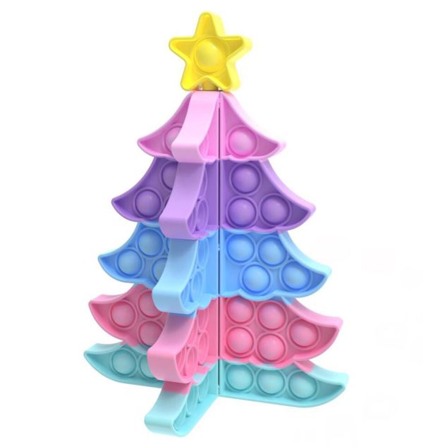 Christmas Tree Pop It Fidget Puzzle
