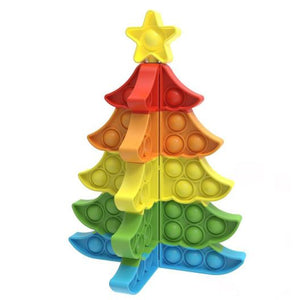 Christmas Tree Pop It Fidget Puzzle