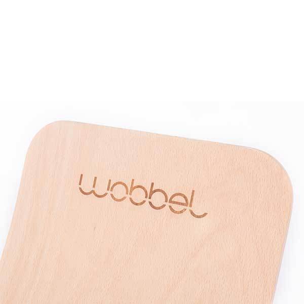 Wobbel Balance Board with mustard felt on the bottom.